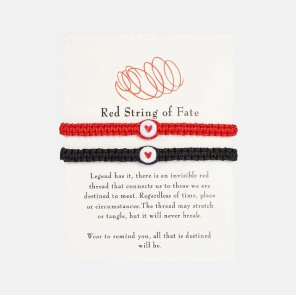 Couples Braided Rope Bracelet Set